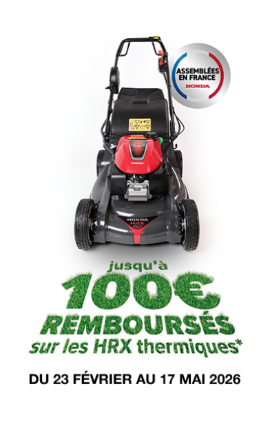 JUSQU'A 100€ REMBOURSES sur les HRX thermiques*